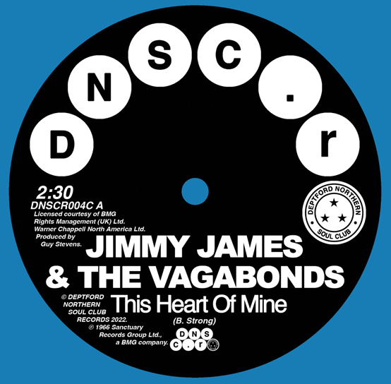 Jimmy James & The Vagabonds - This Heart Of Mine / Let Love Flow On (RSD 22)