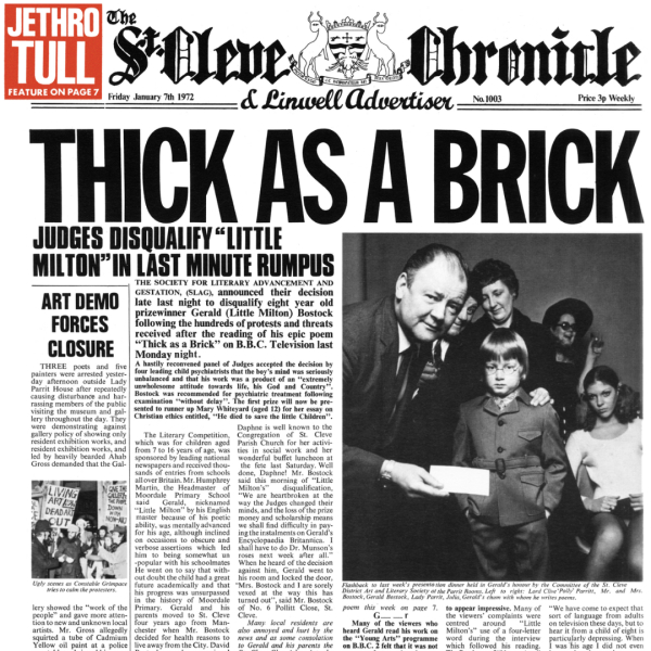 Jethro Tull - Thick As A Brick (50th Anniversary Edition)