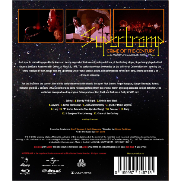 Supertramp - Crime of the Century' in Concert at the Hammersmith Odeon 1975